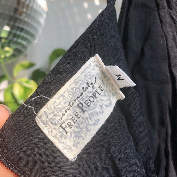 Free People Floral Embroidered Tank Sun Dress M - Picture 5 of 6